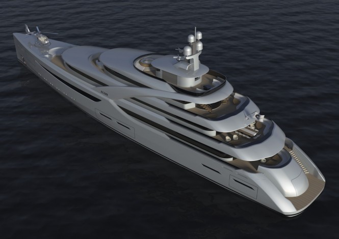 H2 designed motor yacht Icon 85m Britannia