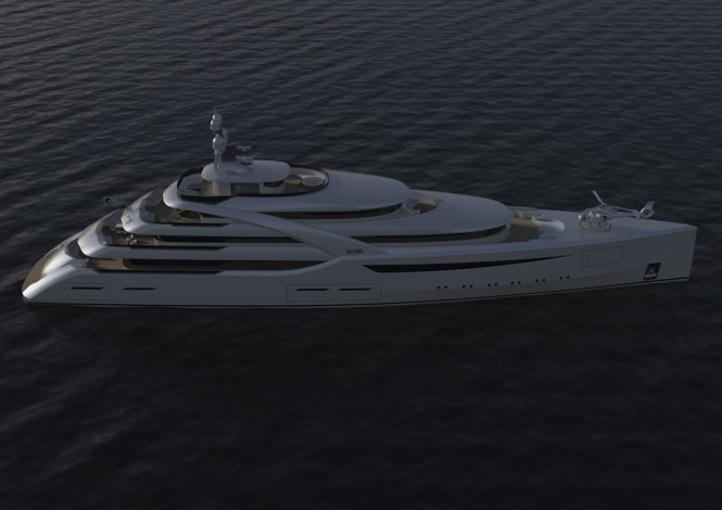 Icon 85m Britannia superyacht by H2 Yacht Design studio
