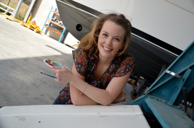 Kadee Webber will be joined by other local Gold Coast artists at the Gold Coast Marine Expo Nov 4, 5 and 6