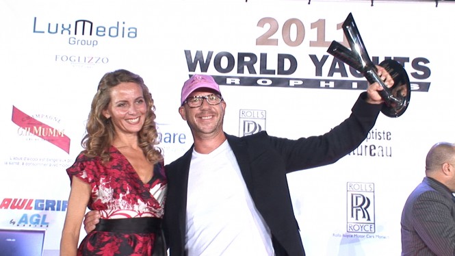 Kirk Lazarus & Motor Yacht TOLD u SO win for BEST INTERIOR DESIGN at the 2011 World Yacht Trophies in Cannes