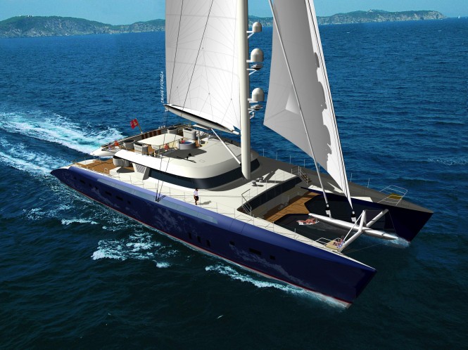 Luxury catamaran HEMISPHERE was launched this year by Pendennis and will be on show at this year’s Monaco Yacht Show.