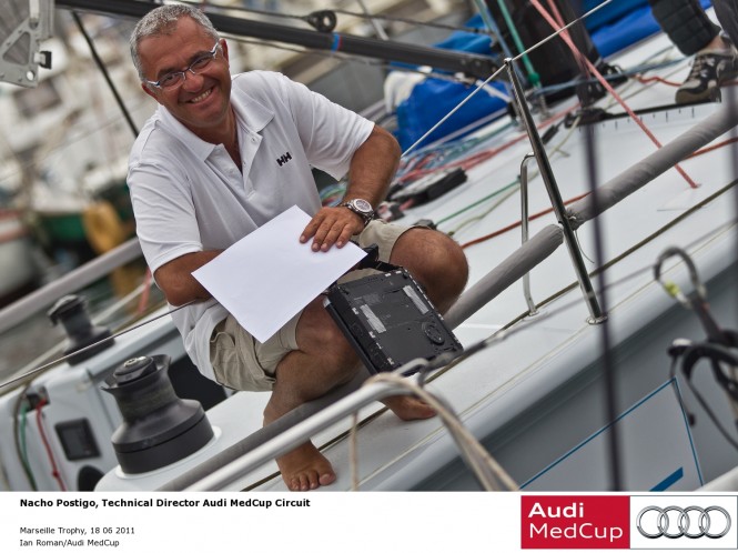 Nacho Postigo - Technical Director of Audi MedCup Circuit - Marseille Trophy, 18 06 2011 © Ian Roman - Audi MedCup Nacho Postigo - Technical Director of Audi MedCup Circuit - Marseille Trophy, 18 06 2011 © Ian Roman - Audi MedCup