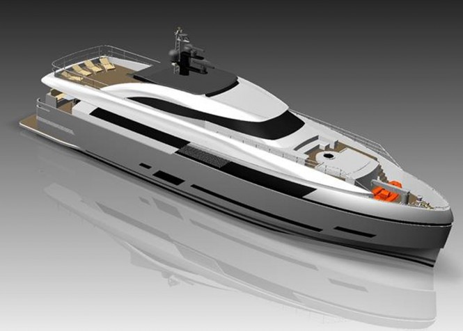 New Columbus 125’ Hybrid motor yacht by Palumbo Shipyard sold to Russian Buyer