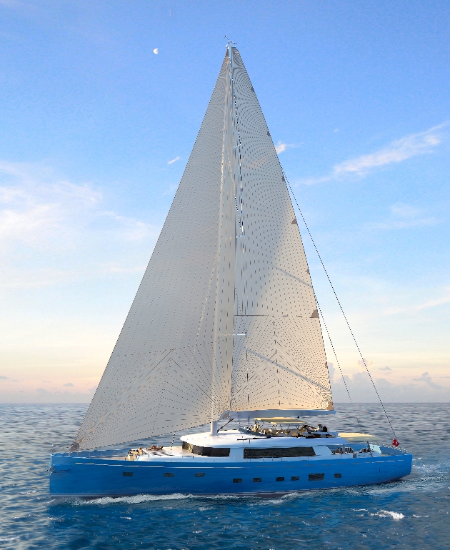 New Extreme 40m sailing yacht by Ginton Naval Architects and Guido de Groot built by Mengi Yay 