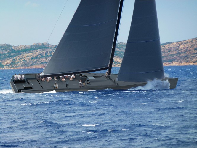 One Design Maxi racing yacht Otto by Wally - Yacht Wall//Otto