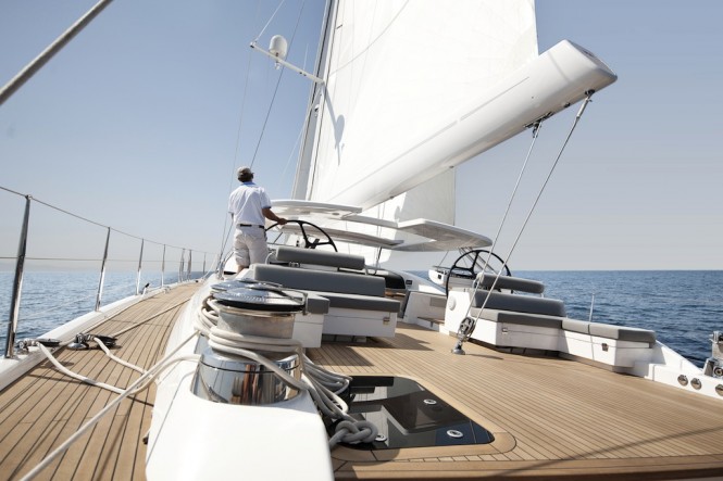 Oster 100 sailing yacht SARAFIN created in collaboration with Dubois and RMK Marine © Copyright Oyster Marine