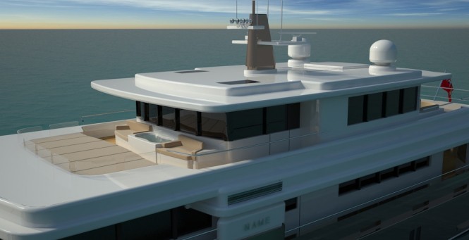 Owner's Deck Close Up - superyacht Essence by Kingship Owner's Deck Close Up - superyacht Essence by Kingship