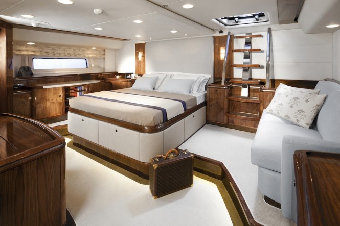 Owner's cabin - the first Oyster 100 sailing yacht SARAFIN © Copyright Oyster Marine