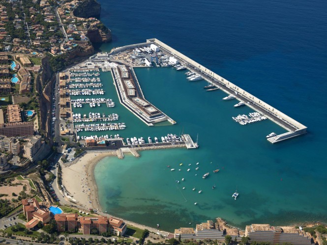 Port Adriano aerial view
