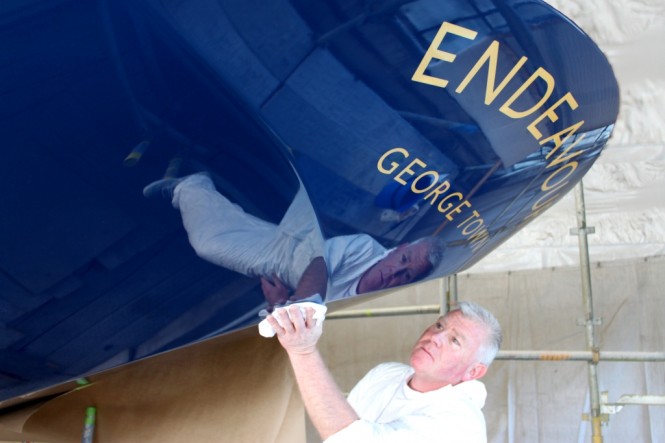 Refit of iconic J Boat Endeavour sailing yacht nearing completion