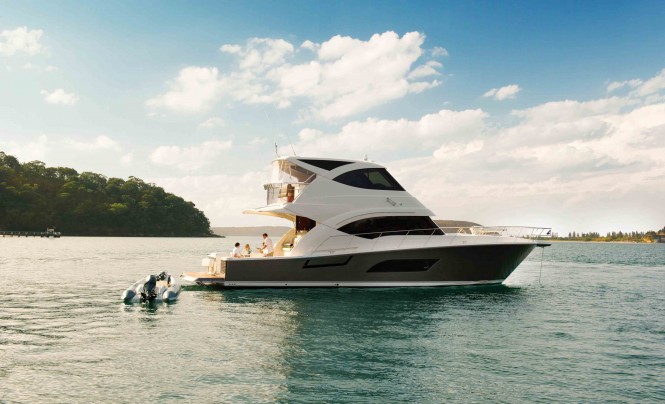 Riviera's 53 Enclosed Flybridge will make her American debut at the 2011 Fort Lauderdale International Boat Show