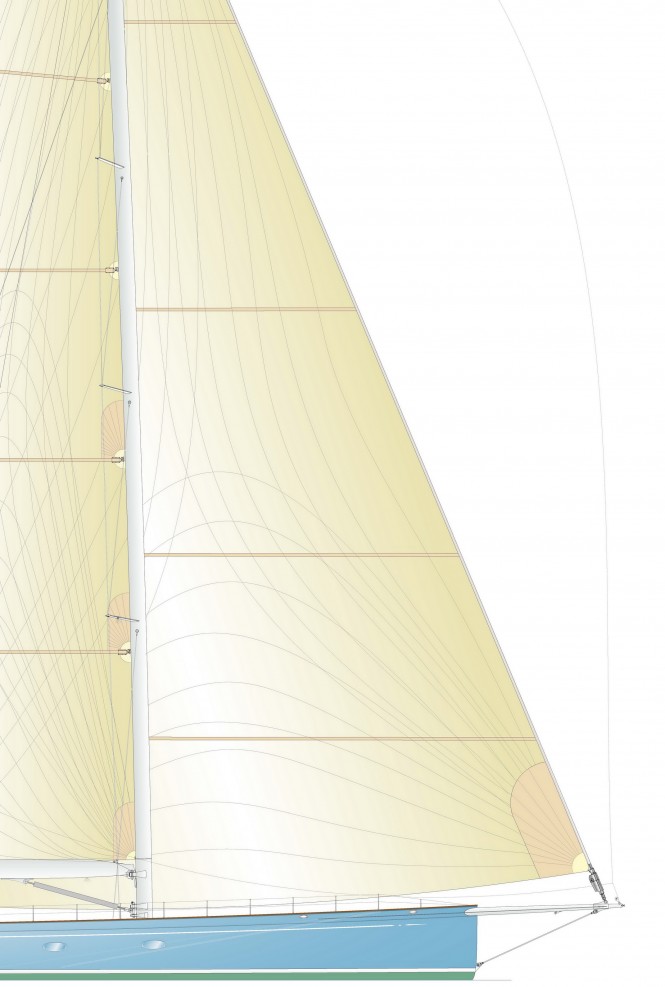 Royal Huisman 46m Sailing Yacht Project 392 by Andre Hoek