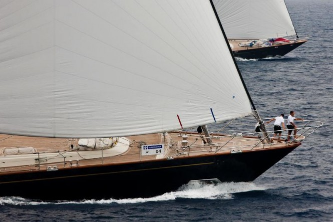 Sailing yacht Heritage. Perini Navi Cup 2011. Photo Credit Carlo Borlenghi