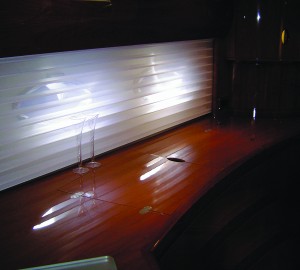 Skyview blind from Oceanair – Superyacht Roller blinds with a venetian twist.