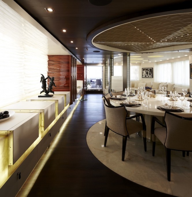 Superyacht E&E Dining Area - Credit Art-Line