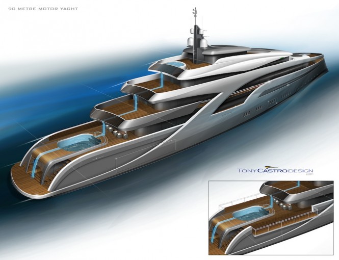 TC90M - the Tony Castro 90M superyacht