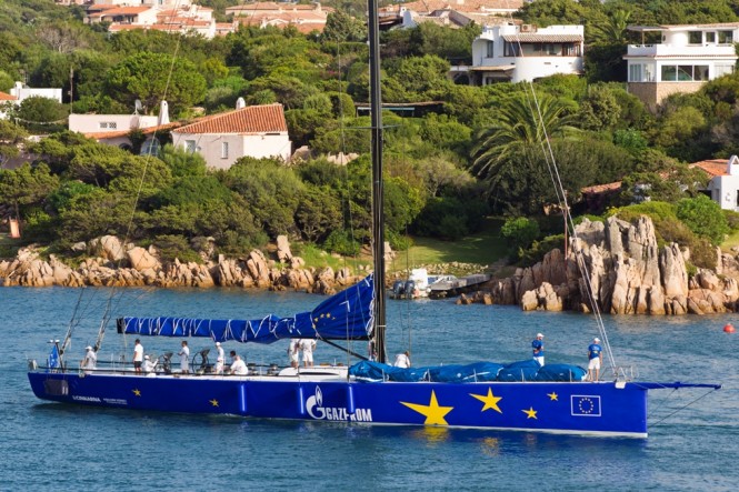The 100-ft sailing yacht Esimit Europa 2 (SLO) is strong favourite to defend the Maxi crown - Photo Credit Esimit Europa 2
