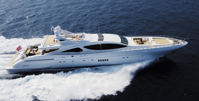 The Mangusta 130 performance luxury motor yacht by Overmarine