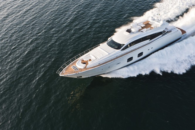 The elegant and fast Pershing 108 Motor Yacht