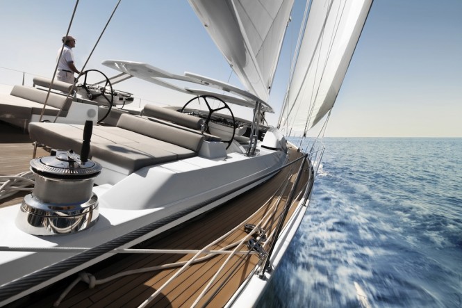 The first Oyster 100 sailing yacht Sarafin © Copyright Oyster Marine