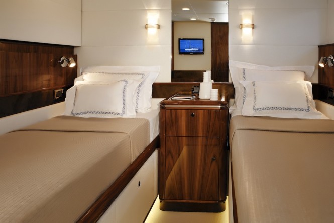 Twin cabin - Oyster 100 superyacht SARAFIN © Copyright Oyster Marine