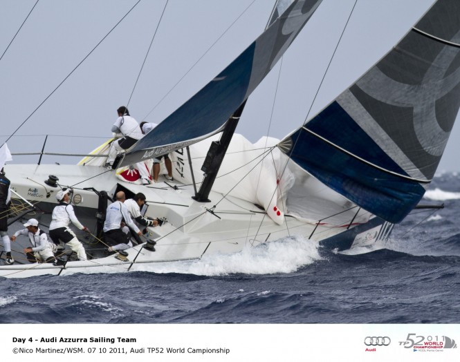 Sailing yacht Azzura, 07 10 2011, Audi TP52 World Championship © Nico Martinez WSM  