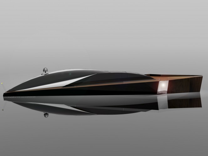 42m Motor Yacht Blue Peace by Aras Kazar Designs 