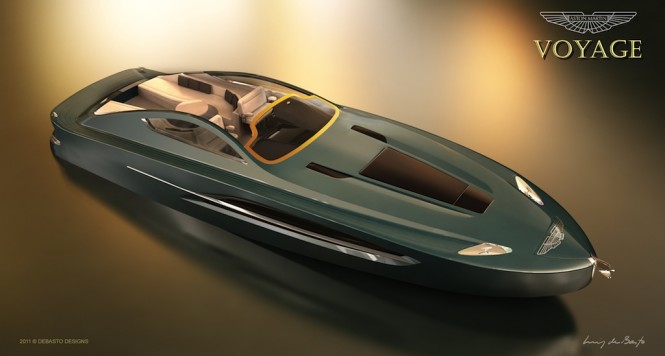 Aston Martin Voyage 55' boat by  Luiz de Basto -Top