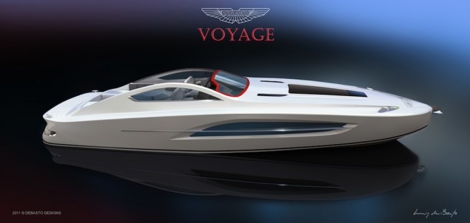 Luiz de Basto designed motor yacht Aston Martin Voyage 55'