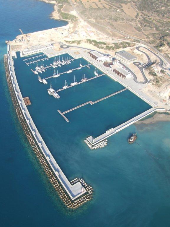 Bird's view of the Karpaz Gate Marina