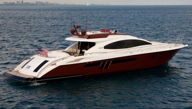 Charter yacht AWOL delivered – a LSX 78 series motor yacht by Lazzara - Credit Lazzara