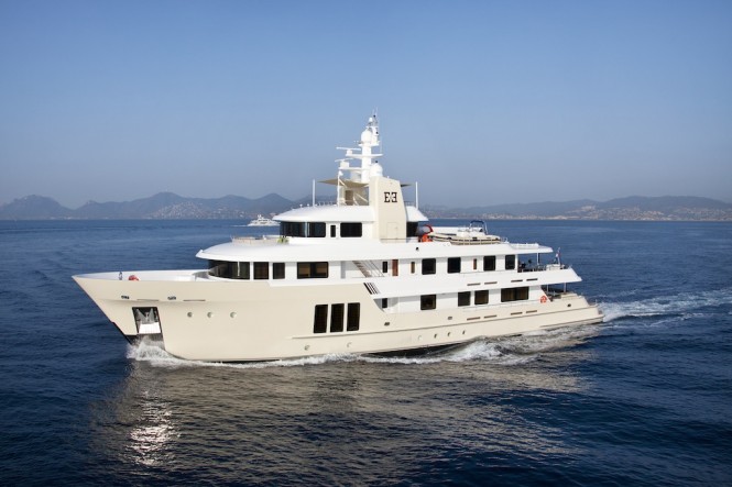 Cizgi Yachts constructed expedition charter yacht E&E designed by Vripack with interior by Art-Line Interiors