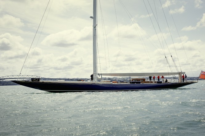 Classic sailing yacht Endeavour launched after 18 month refit at Yachting Developments