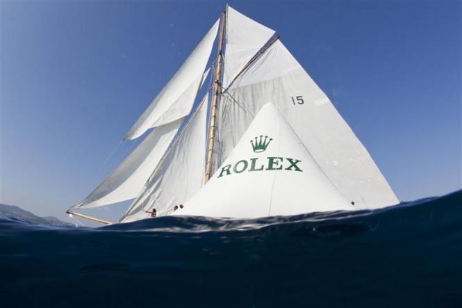 Classic yacht NAN OF FIFE Photo By Rolex  Carlo Borlenghi