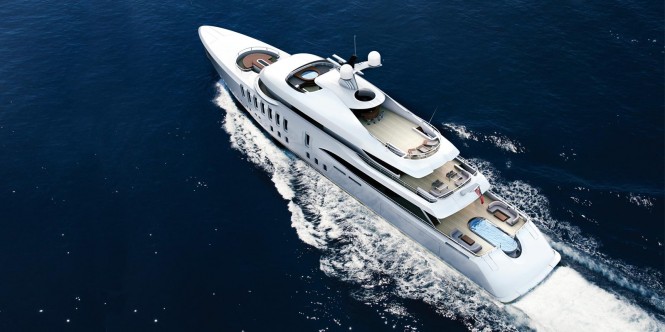 70m motor yacht CASPIAN design by Claydon Reeves 