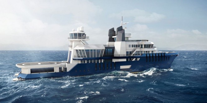 Claydon Reeves 70m Motor Yacht Cosmos Conversion Project 