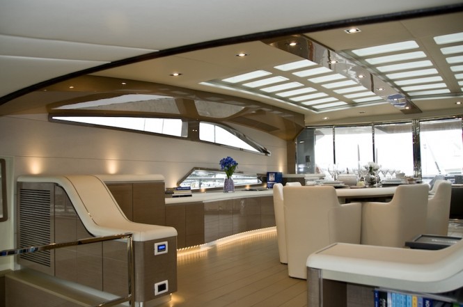 Dining Area - Luxury superyacht NOOR