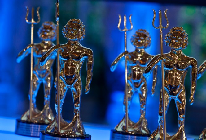 Four Golden Neptunes from ShowBoats Design Awards