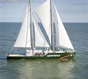 Greenpeace launches a new Rainbow Warrior III motor yacht