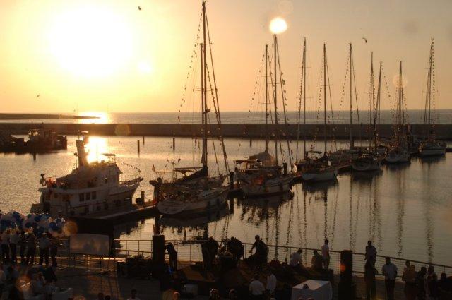 Karpaz Gate Marina at sunset