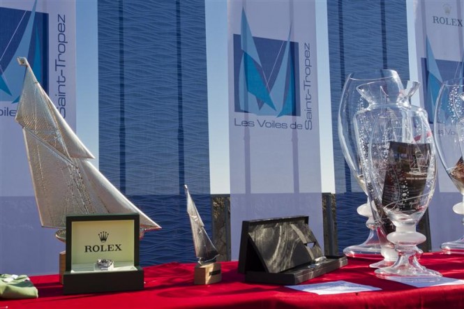 Les Voiles de Saint-Tropez Prize giving Photo By Rolex  Carlo Borlenghi