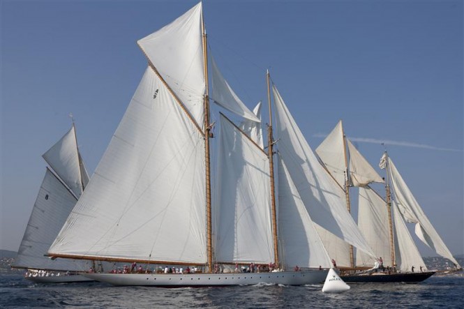 Les Voiles des St Tropez Race start  - Photo By Rolex  Carlo Borlenghi