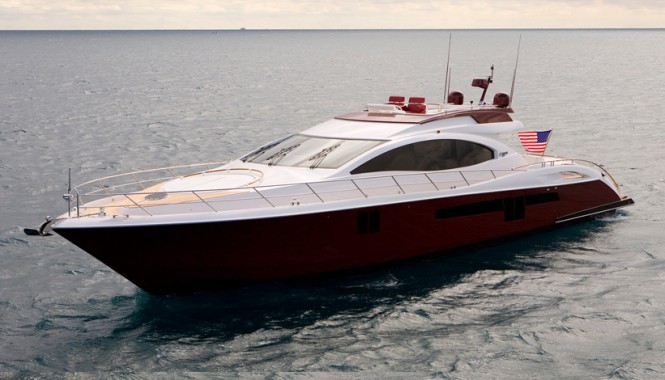 Motor yacht AWOL – a LSX 78 series motor yacht by Lazzara - Photo Credit Lazzara 