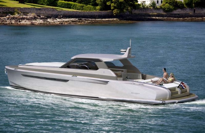 Motor yacht Bellagio by Bellagio Yachts and Vripack under construction at Mulder Shipyard