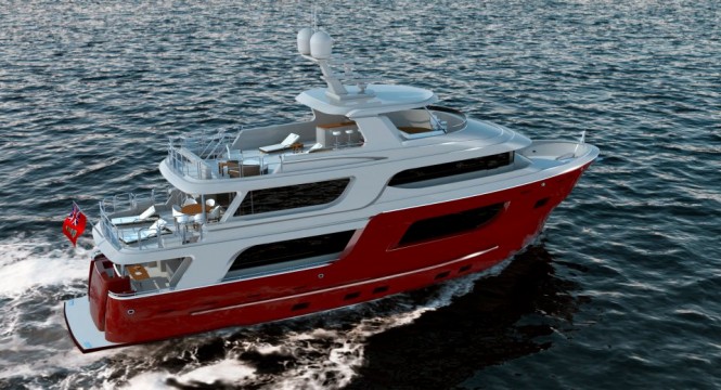 Northern Marine 85 Expedition Yacht Blood Barron - Image credit to Northern Marine