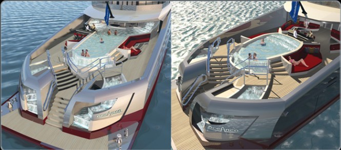 Oceanco 85.75m Waterfall Motor Yyacht by Moore Yacht Design 