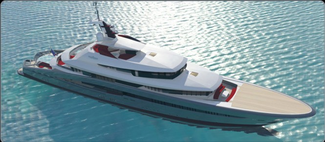 Oceanco 85.75m Waterfall Superyacht by Moore Yacht Design