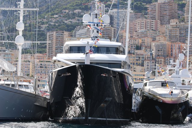 Over 100 superyachts attended the successful 2011 Monaco Yacht Show - Photo Pierre Pettavino