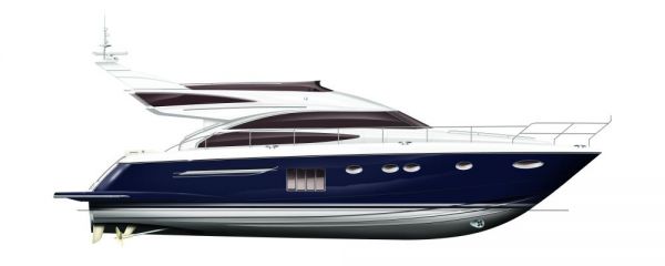 Princess 64 superyacht by Princess Yachts