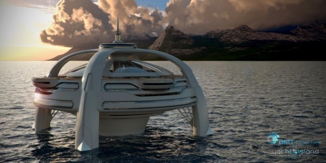 Project Utopia superyacht presented by BMT Nigel Gee and Yacht Island Design
